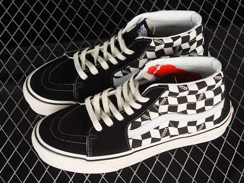 All categories Vans Vans series Vans Mid Vans China Vans Sk8-Mid environmental protection series checkerboard China casual sneakers VN0A391FQXH